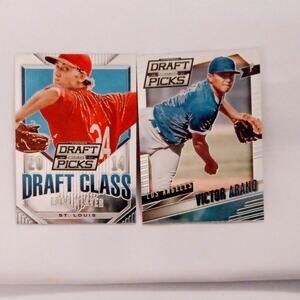 Two panini prizm 2014 draft picks: Luke Weaver & Victor Arano